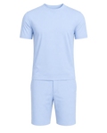 Amaro Vello Baby Blue Tee & Shorts Set