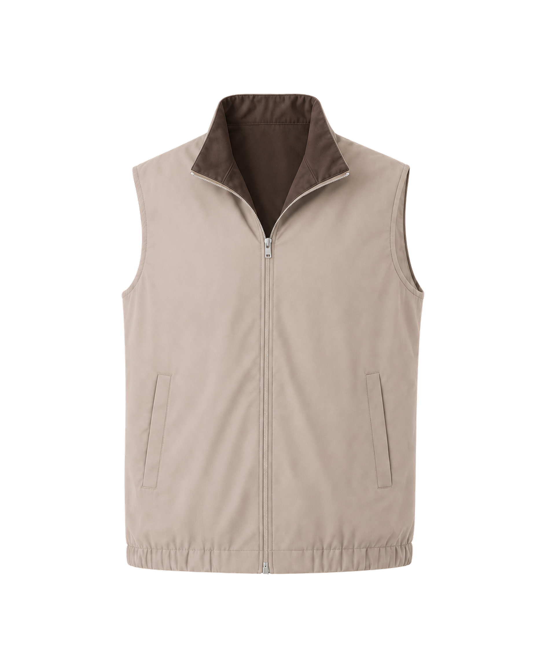 Amaro Vello Beige Reversible Vest