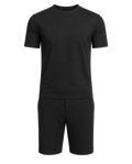 Amaro Vello Black Tee & Shorts Set