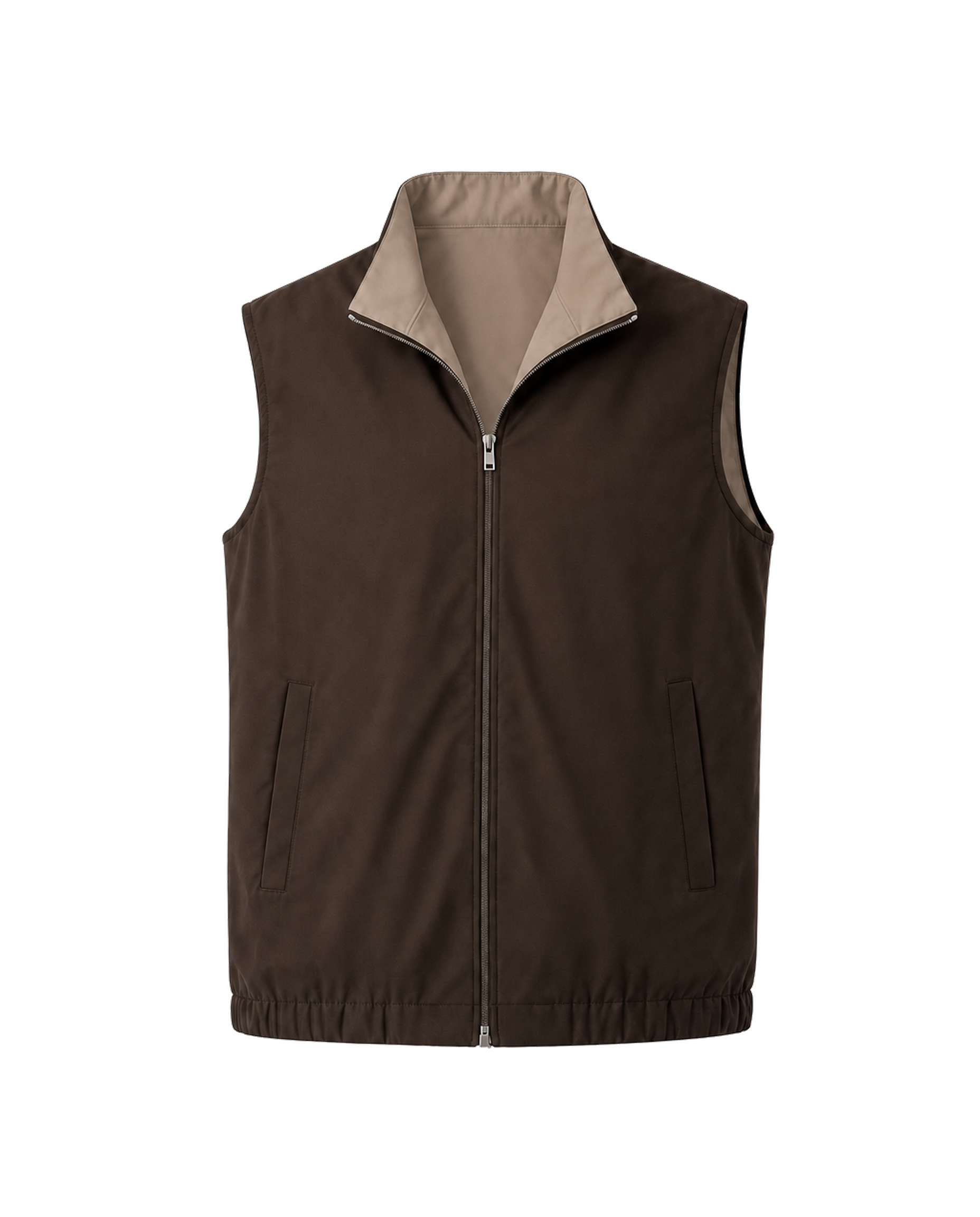 Amaro Vello Brown Reversible Vest