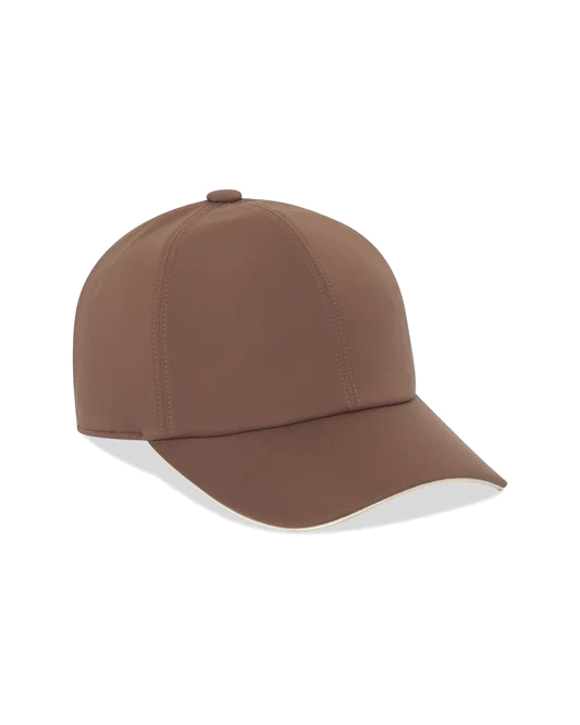 Amaro Vello microfibre cap - Brown - front