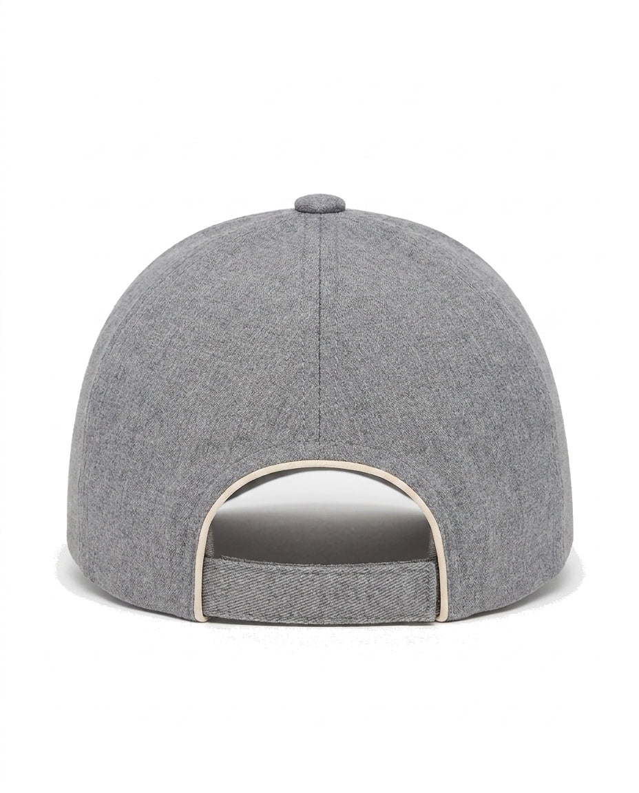 Amaro Vello microfibre cap - Gray - back