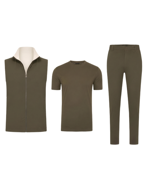 Amaro Vello Army Green Summer Set