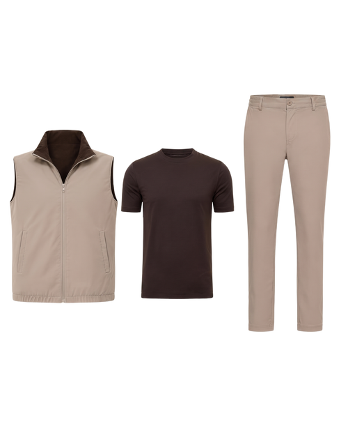 Amaro Vello Beige Summer Set