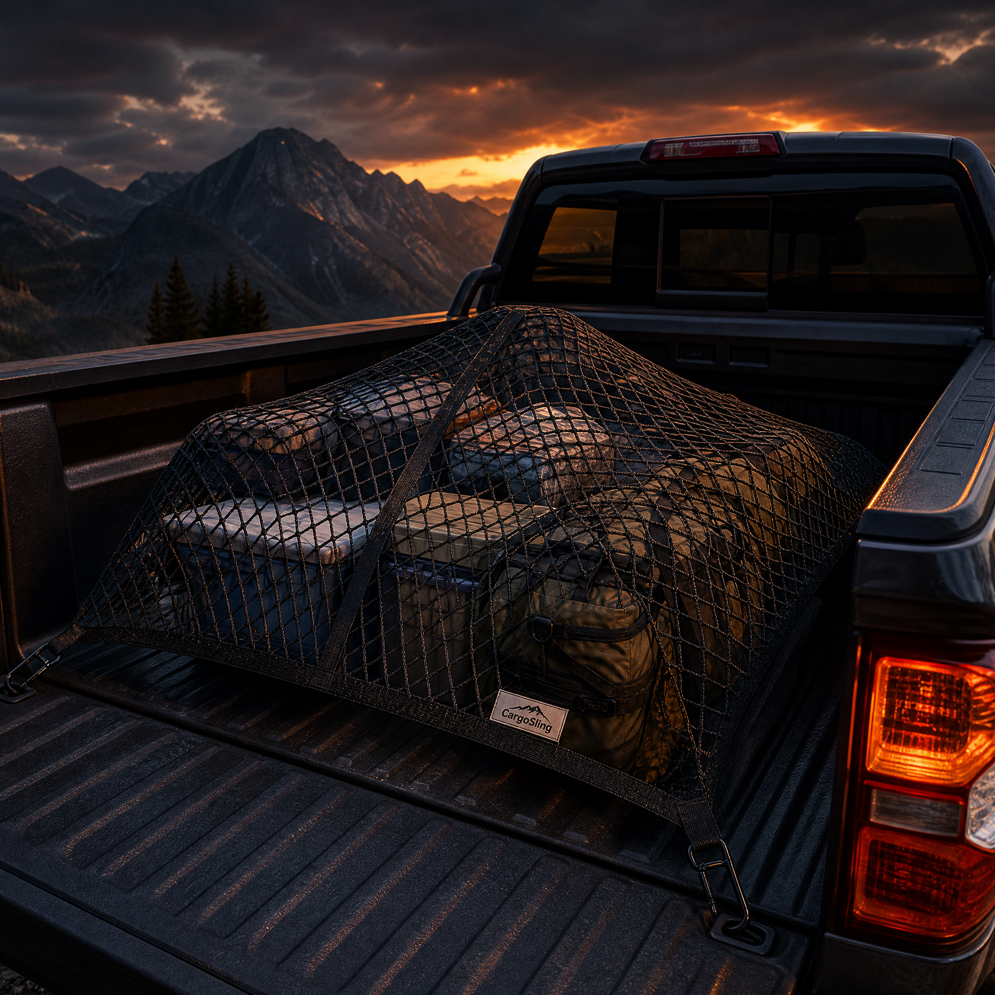 CargoSling Truck Bed Cargo Net